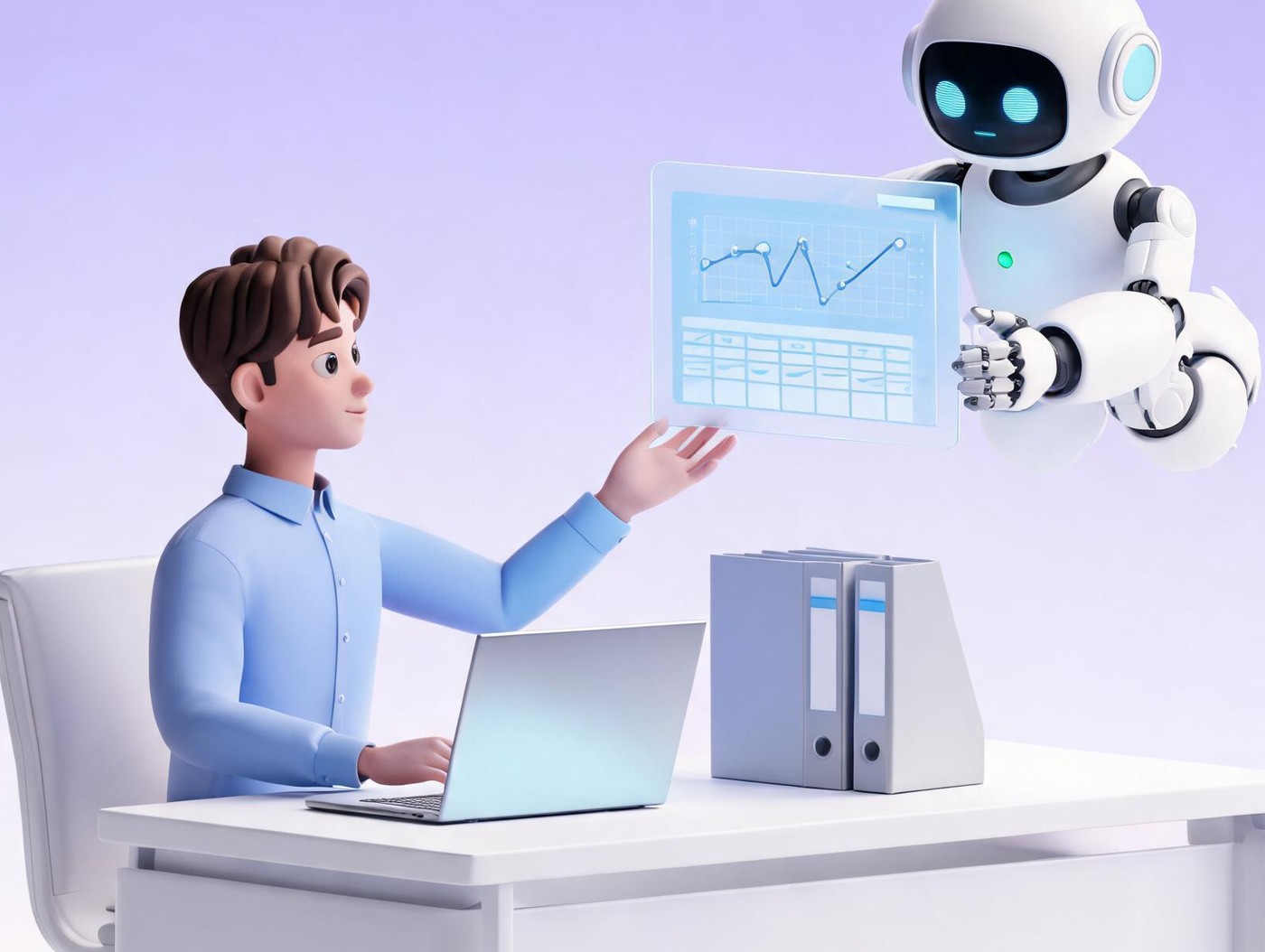 员工把活交给 AI，AI 把结果交回来
